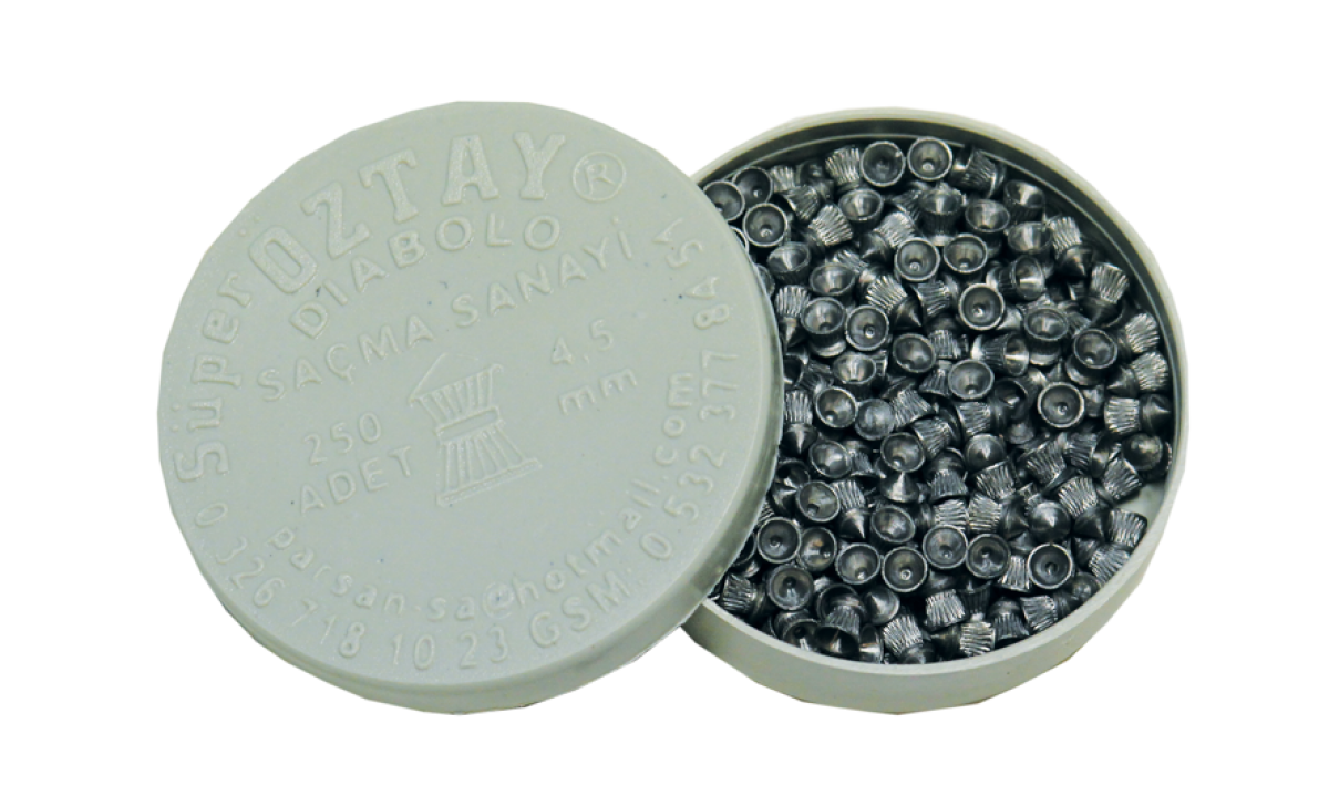 Пули пневматические Super Oztay Diabolo 4,5 мм 0,49 – 0,52 грамма (250 шт.)